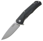 Nóż LionSteel T.R.E. G10 Black Stone Washed Blade (TRE GBK)