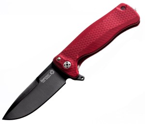 Nóż LionSteel SR22A Aluminum Red  Black Blade (SR22A RB)