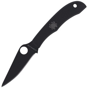 Nóż Spyderco Honeybee Stainless Black/Black Blade Plain (C137BKP)