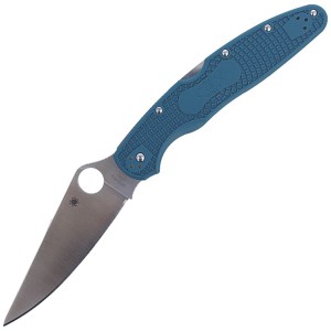Nóż Spyderco Police 4 Lightweight FRN Blue K390 Plain (C07FP4K390)
