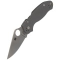 NOZ_SPYDERCO_PARA_3 G-10_DARK_GRAY_MAXAMET_PLAIN_C223GPDGY_lentus_militaria_5.jpg