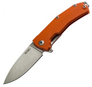 Nóż LionSteel KUR G10 Orange / Stone Washed Blade (KUR OR)