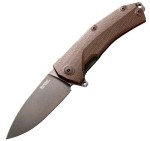 Nóż LionSteel KUR G10 Brown / Black Stone Washed (KUR BBR)
