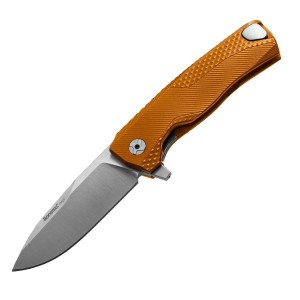 Nóż LionSteel ROK Aluminium Orange, Satin Blade (ROK A OS)