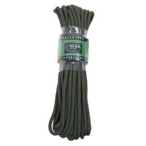 Uniwersalna LINA LINKA Survival 15m 7mm OLIVE