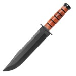 Ka-Bar 2217 - Leather Handled Big Brother Taktyczny Survivalowy