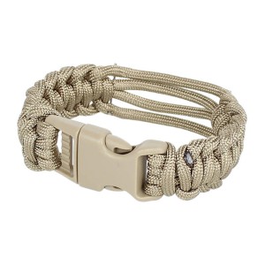 Mil-Tec - Bransoletka surwiwalowa / Pasek na zegarek - Coyote Tan