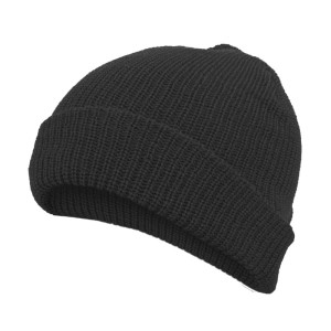 Mil-Tec - Czapka Watch Cap - 100% Wełna - Czarny - 12140002