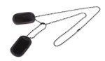 Nieśmiertelnik Dog-Tag - Czarny