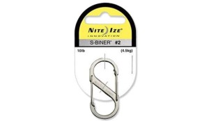 Nite Ize - Karabinek S-Biner #2 - Stalowy - SB2-03-11