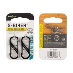 Nite Ize - Karabinek S-Biner #1 - Czarny - 2 Pack - SB1-2PK-01