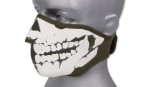 101 Inc. - Maska neoprenowa 3D Skull - Zielony OD - 219292-OD