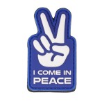101 Inc. - Naszywka 3D - I come in peace - Niebieski - 444130-7356