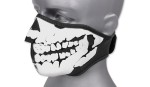 101 Inc. - Maska neoprenowa 3D Skull - Czarny - 219292-BL