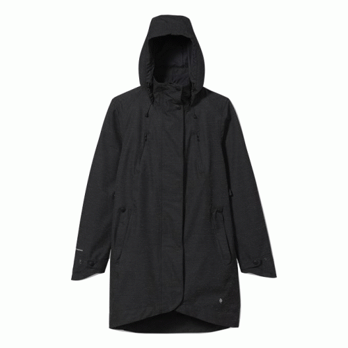 27000Kurtka damska Royal Robbins' Switchform Waterproof długa czarna-1