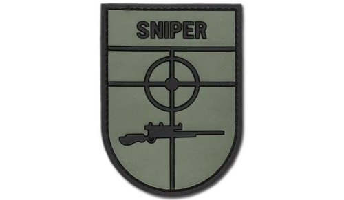 FOSTEX - Naszywka 3D - Sniper - Zielony OD-1.jpg