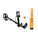 Wykrywacz metali Quest Metal Detectors Q20 z cewką Blade + Xpointer Land pomarańczowy gratis