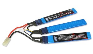 ASG - Bateria AEG - LiFe - 9,9V - 1000 mAh - 20C - [1+1+1] - 17457