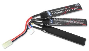 ASG - Bateria AEG - LiPo - 11,1V - 1300 mAh - 25C - [1+1+1] - 17207