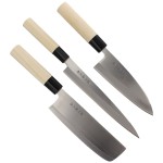 Herbertz Zestaw Japońskich Noży Kuchennych Sashimi, Kodeba, Nakiri