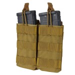 Condor - Otwarta ładownica na dwa magazynki Open Top Double M4/M16 Mag Pouch - Coyote Brown - MA19-498