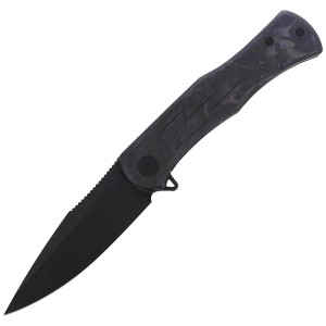 Nóż WE Knife Primoris Marble Carbon Fiber / Black Ti, Black Stonewashed (WE20047B-1)