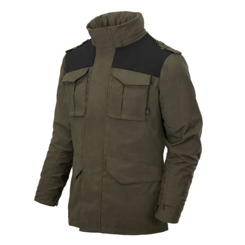Helikon - Kurtka-Covert-M65 - Taiga-Green -Czarna - KU-C65-DC-0901A-1.jpg