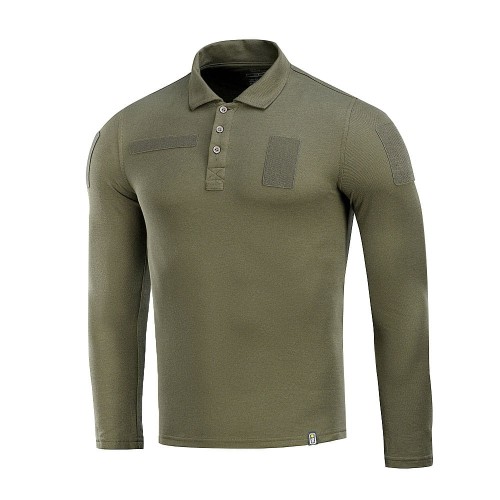 32472Koszula Taktyczna M-Tac Polo z długim rękawem 65/35 oliwkowa-1