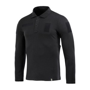 Koszula Taktyczna M-Tac Polo z długim rękawem 65/35 czarna