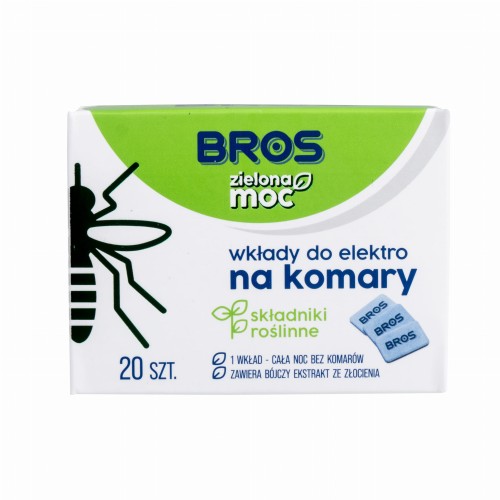 33049Wkłady Bros do elektro 20 szt zielona moc-1