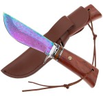 Nóż Myśliwski Damast Rainbow Fade N-960