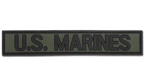 FOSTEX - Naszywka-3D - U.S. MARINES (stripe) - Zielony OD-1.jpg