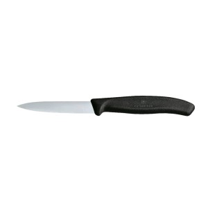 Nóż do warzyw i owoców Victorinox 6.7603 (gładki, 8 cm, czarny)