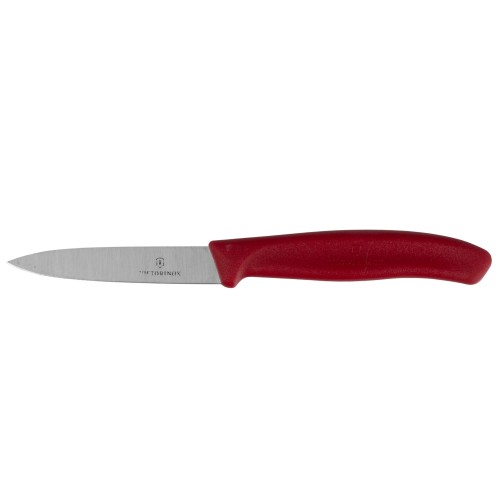 34383Nóż do warzyw i owoców Victorinox 6.7601 (gładki, 8 cm, czerwony)-1