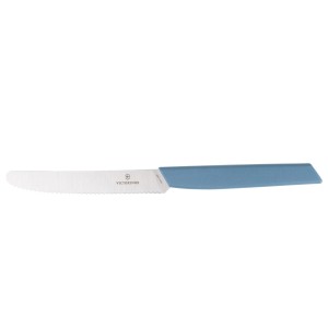 Nóż stołowy Swiss Modern 6.9006.11W41 ząbkowany, 11 cm, chabrowy