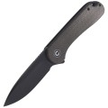 NOZ-CIVIVI-ELEMENTUM-FLIPPER-GREEN-MICARTA-BLACK STONEWASHED-C907Z-8.jpg
