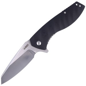 Nóż Kubey Knife Hellfire Black G10, Satin D2 (KB075)