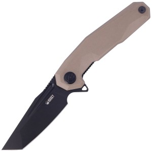 Nóż Kubey Carve Tan G10, Black Coated Blade (KB237C)