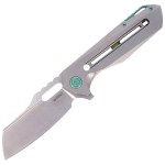 Nóż EDC Składany Kubey Knife Atlas Gray Titanium, Sandblast S35VN (KB290A)