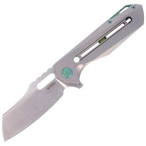 Nóż EDC Składany Kubey Knife Atlas Gray Titanium, Sandblast S35VN (KB290A)
