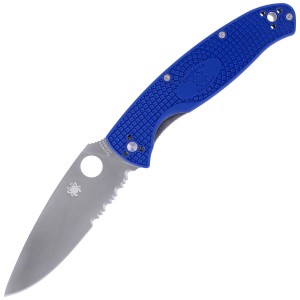Nóż Spyderco Resilience Lightweight Blue CPM S35VN Combo (C142PSBL)