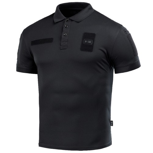 Koszulka polo męska M-Tac Elite Tactical Coolmax czarna-1 34742