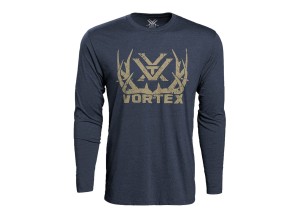 Koszulka męska Vortex Mens Mule Deer Antlers LS navy