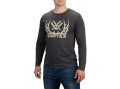 Koszulka męska Vortex Mens Mule Deer Antlers LS charcoal-3 34850