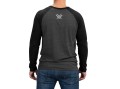 Koszulka męska Vortex Reglan Core Logo długi rękaw czarno-szara-3 34855