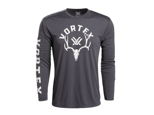 Koszulka męska Vortex Antler Envy Tee długi rękaw charcoal-1 34863