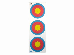 Tarcza papierowa 3x20 cm JVD FITA WA 5 pierścieni łuk bloczkowy