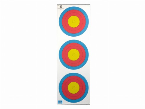 Tarcza papierowa 3x20 cm JVD FITA WA 5 pierścieni łuk bloczkowy-1 34883