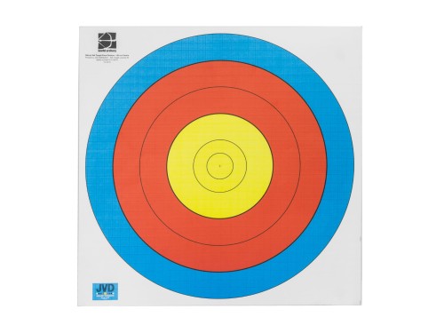 Tarcza papierowa 40 cm JVD FITA WA 6 pierścieni 3 kolory-1 34891
