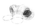Rura spiro Borniak 3 m z dwiema obejmami ZWA01-2 34923
